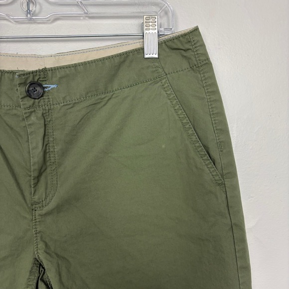 Banana Republic Cotton Green‎ Bermuda Shorts Vintage Preppy Size 8 - Picture 3 of 9